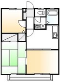 シティ加茂川Ｂの間取図