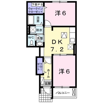 間取図 アダージョＢ