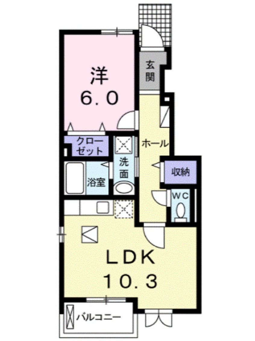 間取図 レジデンス穂垣