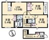 メゾン光 3LDKの間取り