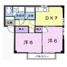 ブリーズコート 2DKの間取り