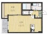 Ｌｉｅｎ南本庄 1Rの間取り
