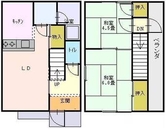 間取図 ニシヤアパート