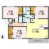 イーストピア手城 3LDKの間取り