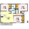 イーストピア手城 3LDKの間取り