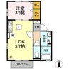 Windward泉 1LDKの間取り