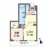 ランビリズマ 1LDKの間取り