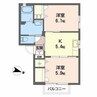 メゾンパークス 壱番館 2Kの間取り
