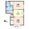 メゾンパークス 壱番館 2Kの間取り