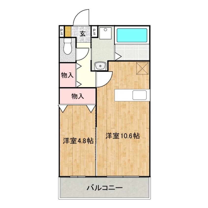 間取図 セレストローズ