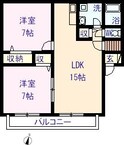 コスモフィールドの間取図