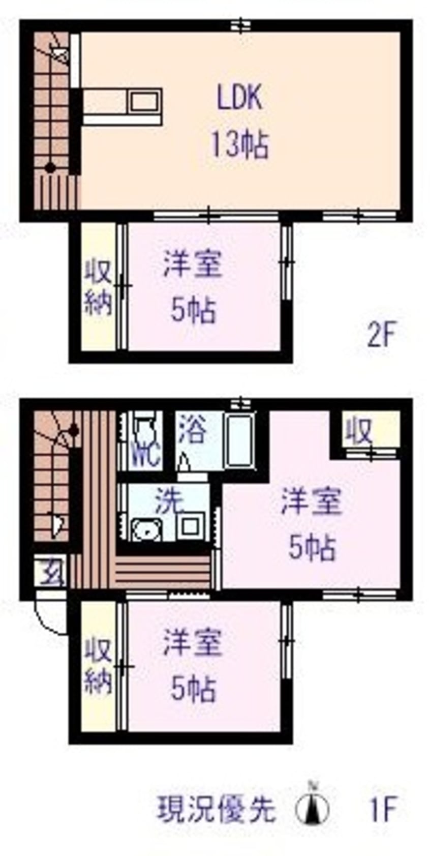 間取図 サンライト南本庄