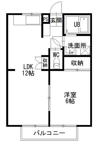 間取図 山根ハイツ