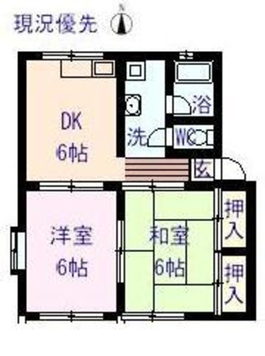 間取図 サニーハイツ