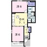 ライツ　シュティルＢ 2DKの間取り
