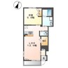 ランドマークレイ 1LDKの間取り