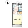 アルファルド 1Kの間取り