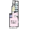 フラワーノートＢ 1Rの間取り
