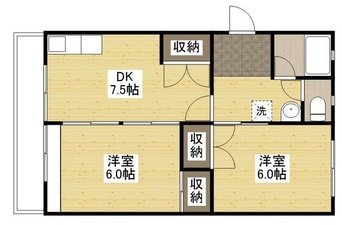 間取図 新涯マンションA