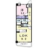メゾン　アウローラ 1LDKの間取り