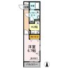 夢りんどうⅤ 1Kの間取り