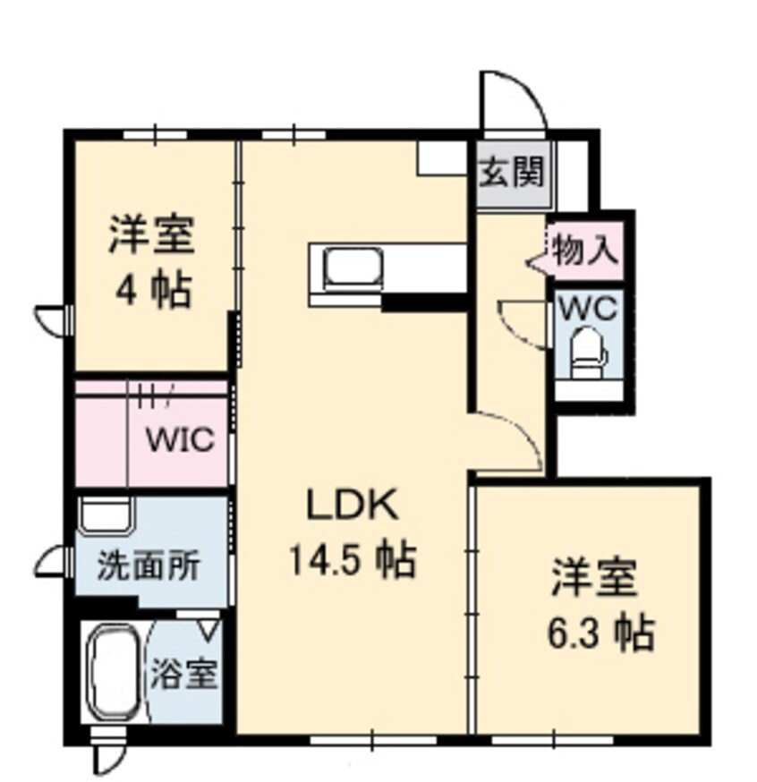 間取図 グランドメゾン石岡