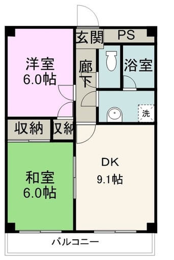 間取図 サンハイツエバンス