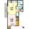 GTR御門 1LDKの間取り