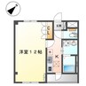 セレニティー 1Kの間取り