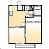 サンライフ高屋A 2DKの間取り