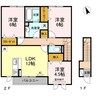 グランディール 3LDKの間取り