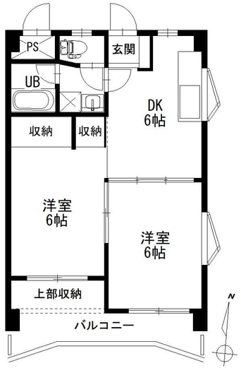 間取図 メゾンアルカディア西深津