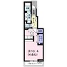 シャルム 1Rの間取り