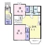 Ｆｌｏｒｅｎｃｅ　１９９７ 2LDKの間取り
