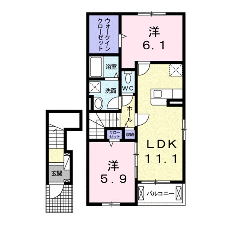 間取図 エスポワール