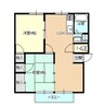 ハイツジュネス 2LDKの間取り