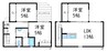 ユニキューブ浦上 3LDKの間取り
