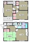 信森ハイツ 4DKの間取り
