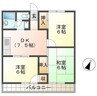 コーポおおまち 3DKの間取り
