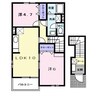 アヴェニールＣ 2LDKの間取り