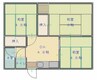 駅家コーポ 3DKの間取り