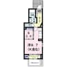 トワーニ 1Rの間取り
