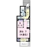 トワーニ 1Rの間取り