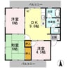 ブランシェ中須 3DKの間取り