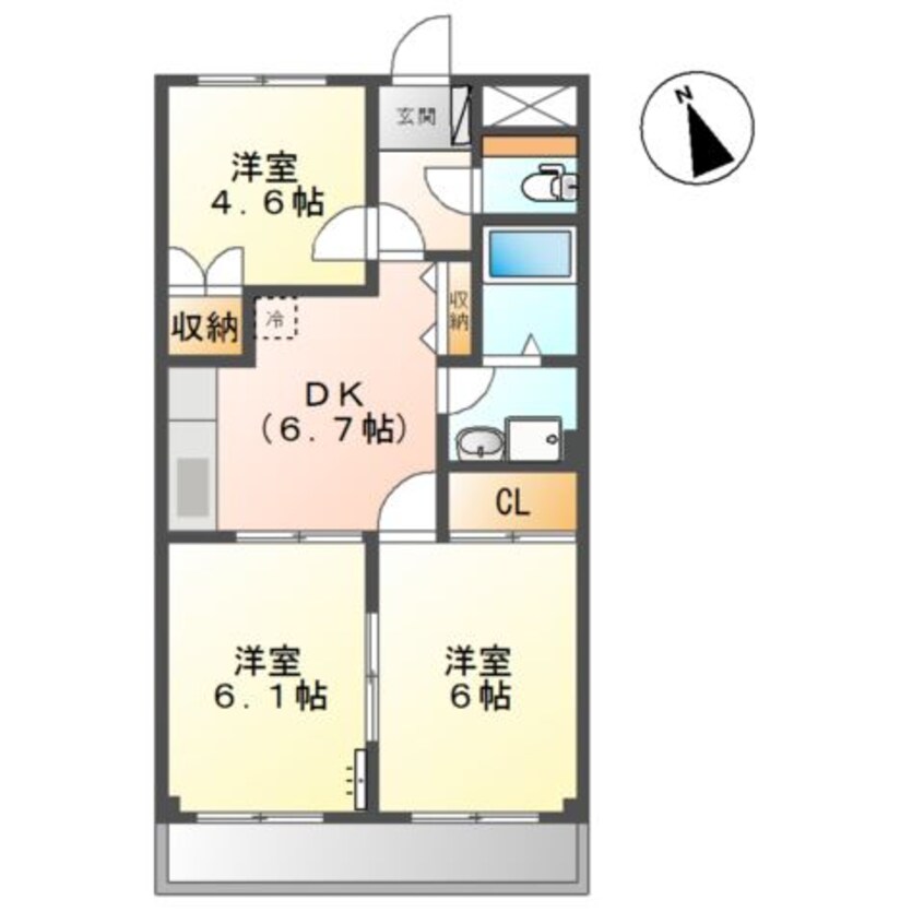 間取図 サンライズ・Ｕ