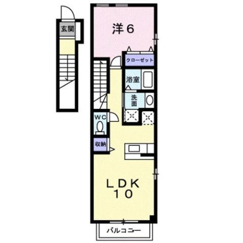 間取図 エヴァＤ