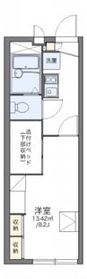 レオパレスエスポワール 1Kの間取り
