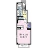 アール・ド・ヴィーヴルＣ 1Rの間取り