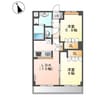 プリマヴェーラ 2LDKの間取り