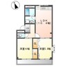 ナオティーフォー 2LDKの間取り
